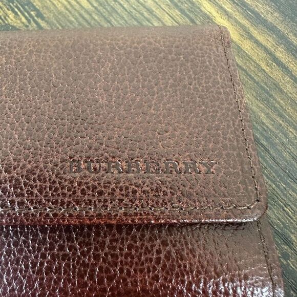 Burberry Brown Leather 5 Hooks Key Holder‎ Coin Wallet Case Authenticated W/ COA - Picture 8 of 13